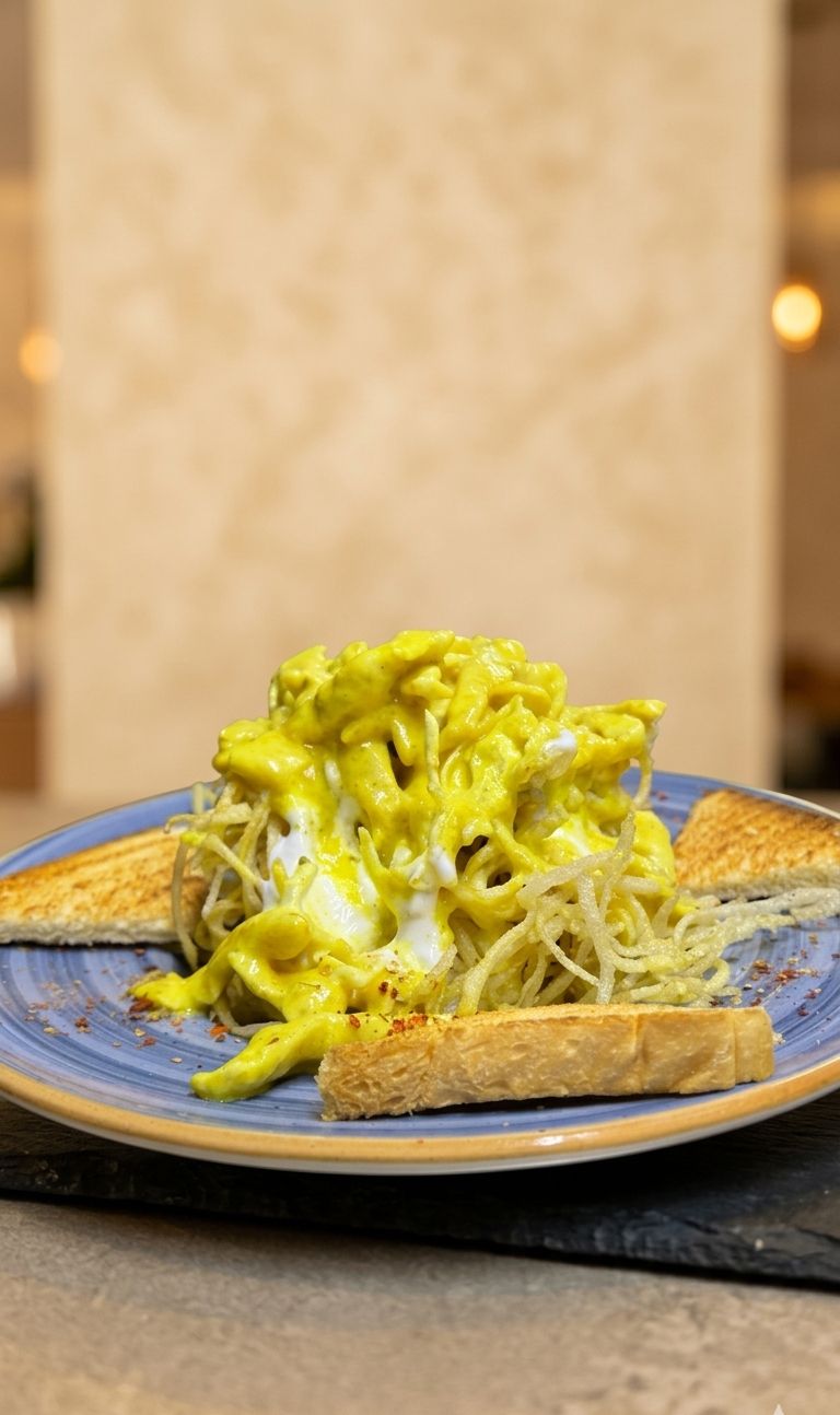 Köri Soslu Tavuk Çökertme